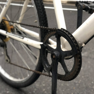 クロスバイク 前後のタイヤ交換済み