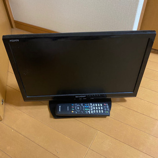 シャープ　19インチ　テレビ