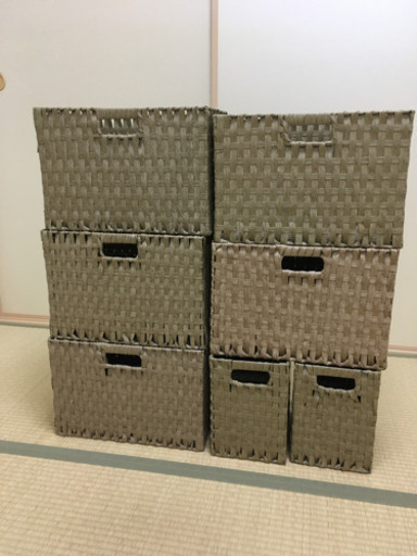 交渉中 ニトリ 収納ケース 収納ボックス 三段ボックス うふふ 桂の収納家具 収納ケース の中古あげます 譲ります ジモティーで不用品の処分