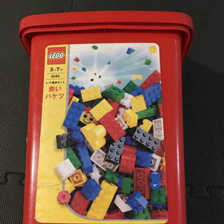 LEGO レゴ　赤いバケツ　