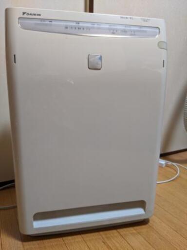 ダイキン空気清浄機（〜28畳）：「光クリエール」ホワイトMC75K-W（交換用フィルタ1枚付き）