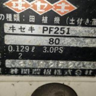 イセキ　さなえ　歩行式