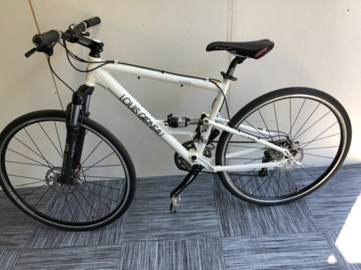 24万ルイガノMTB.フルサス、簡単レバー、油圧ディスクブレーキ、綺麗、27段