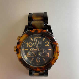 取引中 ニクソン 時計 鼈甲 NIXON CHRONO 42-20