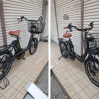 パナソニック 電動自転車 電動と3段切替 26インチ 椅子タイヤ全交換 手渡し