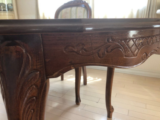 イタリアン ダイニングテーブル 30,000円に値下げ 分解可能です。