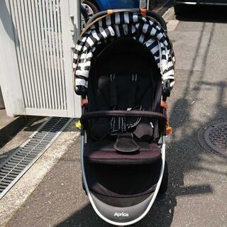 アップリカスムーヴABアースストライプGN