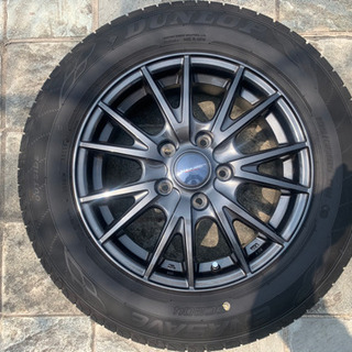（取引先決定)15インチタイヤホイールセット（ナット付）美品195/65R15