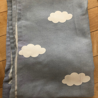 もくもく曇のカーテン（100×200）