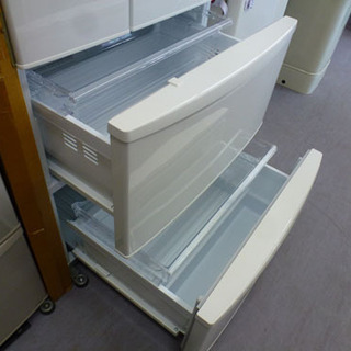6ドア冷蔵庫 451L 2017年製 パナソニック NR-FVF453-W 400Lクラス