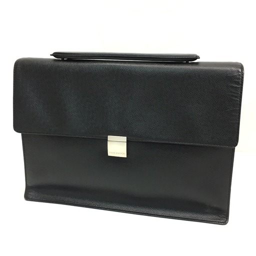 LOUIS VUITTON ルイヴィトン M30772 ポルトドキュマン・アンガラ 書類カバン タイガ ビジネスバッグ タイガレザー アルドワーズ メンズ　ハンドバッグ　トートバッグ