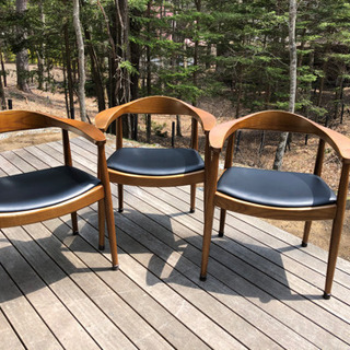 【終了】ハンス・ウェグナーThe Chairのリブロダクト品3脚