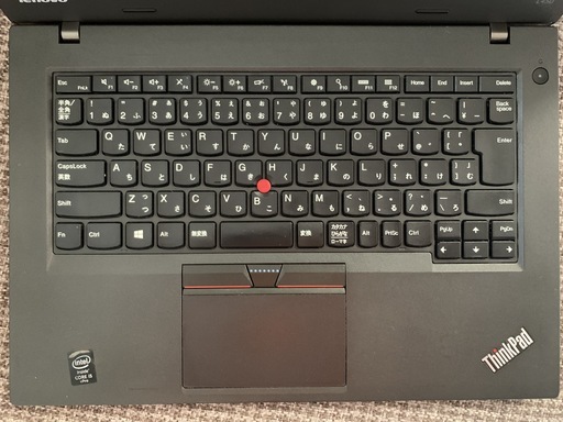 SSD 120GB、8GBメモリ】 Lenovo ThinkPad L450 Core i5 第5世代