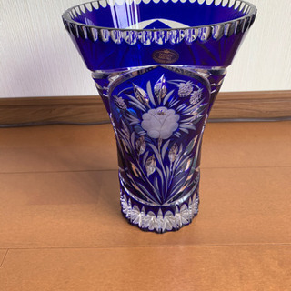ドレスデンクリスタル　フラワーベース　花瓶