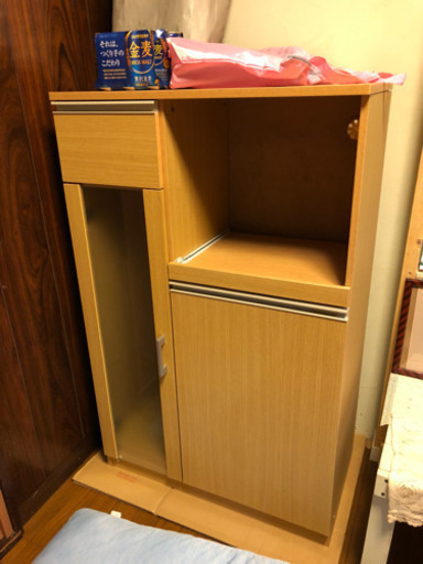 キッチン  収納棚  炊飯器  新生活