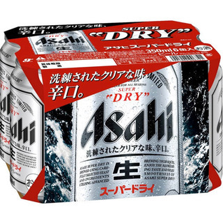 アサヒスーパードライ　350ml 6缶セット