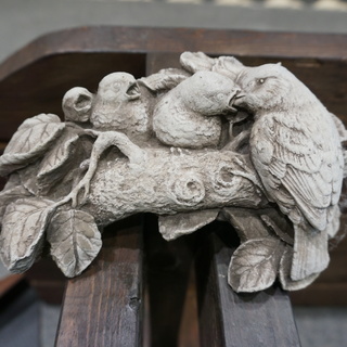 イタリア製鳥のストーンレリーフ