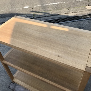 無印良品 オーク材ユニットシェルフ 幅870㎜ 現在廃番品 中古】 【公式 