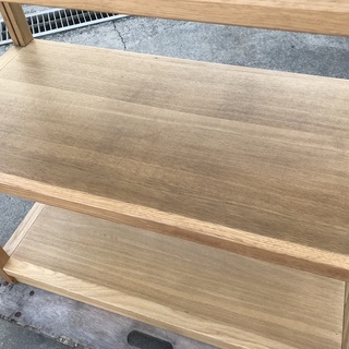 無印良品 オーク材ユニットシェルフ 幅870㎜ 現在廃番品 中古】
