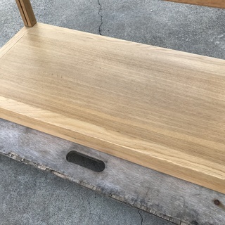 無印良品 オーク材ユニットシェルフ 幅870㎜ 現在廃番品 中古】 【公式 