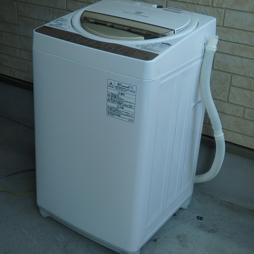 【極美品】TOSHIBA　東芝　全自動電気洗濯機　6ｋｇ　AW-6G３　2016年製