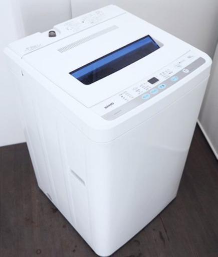 (送料無料) 美品 6kg 洗濯機 送風乾燥 抗菌パルセーター お買い得