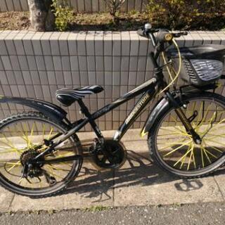 【状態良好】22インチ自転車ブリヂストン　部品交換済み