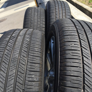 デリカD5  純正ホイール　18インチ　タイヤ2017年32週　4本セット