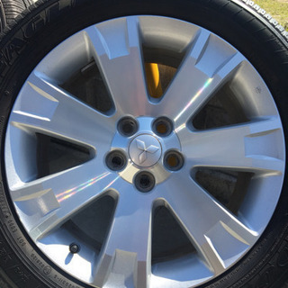 デリカD5  純正ホイール　18インチ　タイヤ2017年32週　4本セット