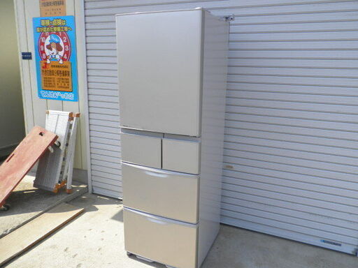 シャープ冷凍冷蔵庫 SJ-ES41T５ドア 右開き２０１１年無料配送（つくば市から２０キロまで）