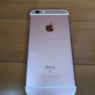 【ほぼ美品】iPhone6s ローズゴールド (16GB)