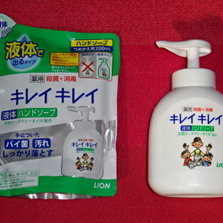 キレイキレイ 薬用液体ハンドソープ + 除菌ウェットティッシュ