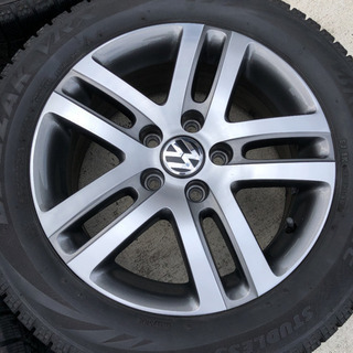 ゴルフ6 純正 ホイール スタッドレス付き ゴルフ6 純正ホイール VRX スタッドレス付き