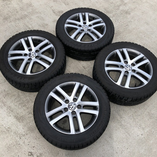 ゴルフ6 純正ホイール VRX スタッドレス付き