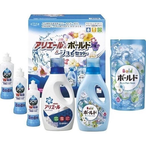 新品未使用品◆ギフト工房 アリエール\u0026ボールド\u0026ジョイセット◆洗剤/食器用洗剤