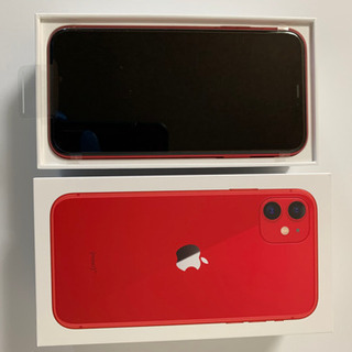 新品 未使用 iPhone11 64GB RED レッド