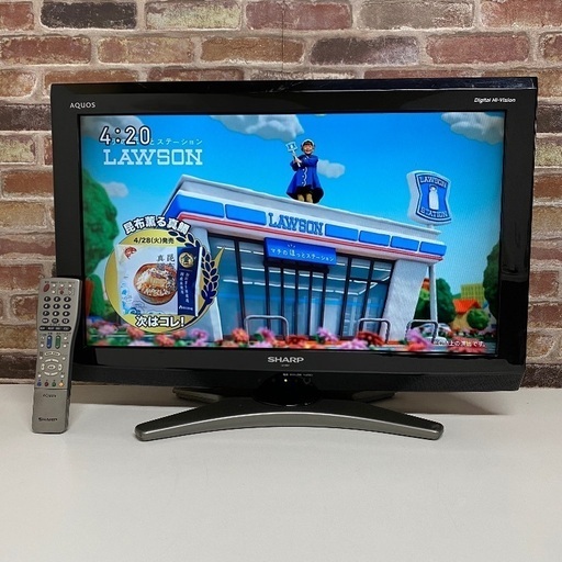 即日受渡❣️シャープAQUOS26型TVお子様部屋用に、3000円