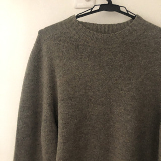 ユニクロU 3Dプレミアムラムモックネックセーター(Grey)