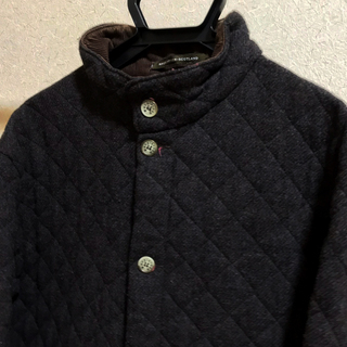 マッキントッシュ キルトジャケット 40(Lサイズ相当)グレー英国製☆MACKINTOSH PHILOSOPHY マッキントッシュ キルトジャケット 40(Lサイズ相当)グレー英国製