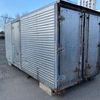 T2【格安】2トン箱 コンテナ 物置 倉庫 アルミ箱 格安提携先運送会社