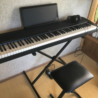 電子ピアノ　KORG B1 BK(椅子、スタンド、ヘッドホン、カ...