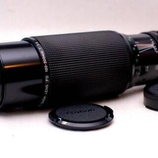 Canon キャノン 純正FD 100-300mm 高級望遠ズームレンズ 希少・作動品