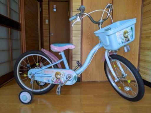 アナ雪子供用自転車18㌅