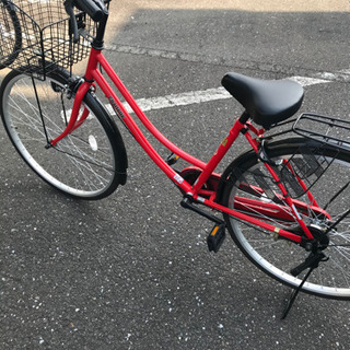 中古　自転車　【赤】