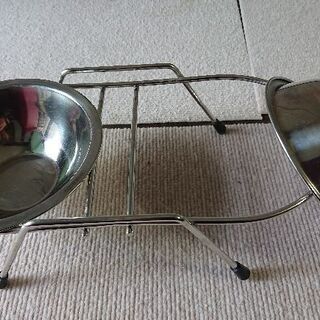 犬用 餌と水入れ 小型犬用 ステンレス製 と 早食い防止ボール ステンレス製 クムスン 新大阪のその他の中古あげます 譲ります ジモティーで不用品の処分