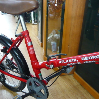 値下げ【未使用】コカ・コーラロゴ入 折りたたみ自転車 20インチ 6段変速 楽天市場】20インチ 折りたたみ自転車 6段変速の通販 値下げ【未使用