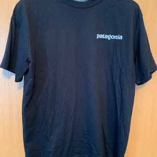 patagonia バックプリント　Tシャツ　黒