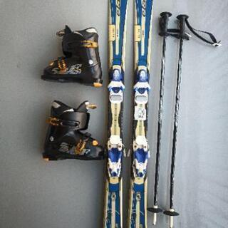 子供用スキーセット　板:130cm カービング、ビンディング、ブ...