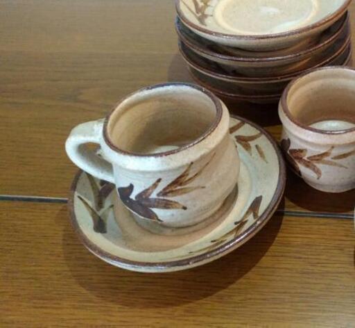 こぶし焼　コーヒーカップ　6客セット