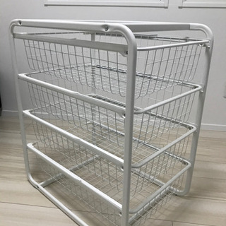 ☆直接引き取り限定☆ 2セット IKEA ALGOT スチールラック メッシュ